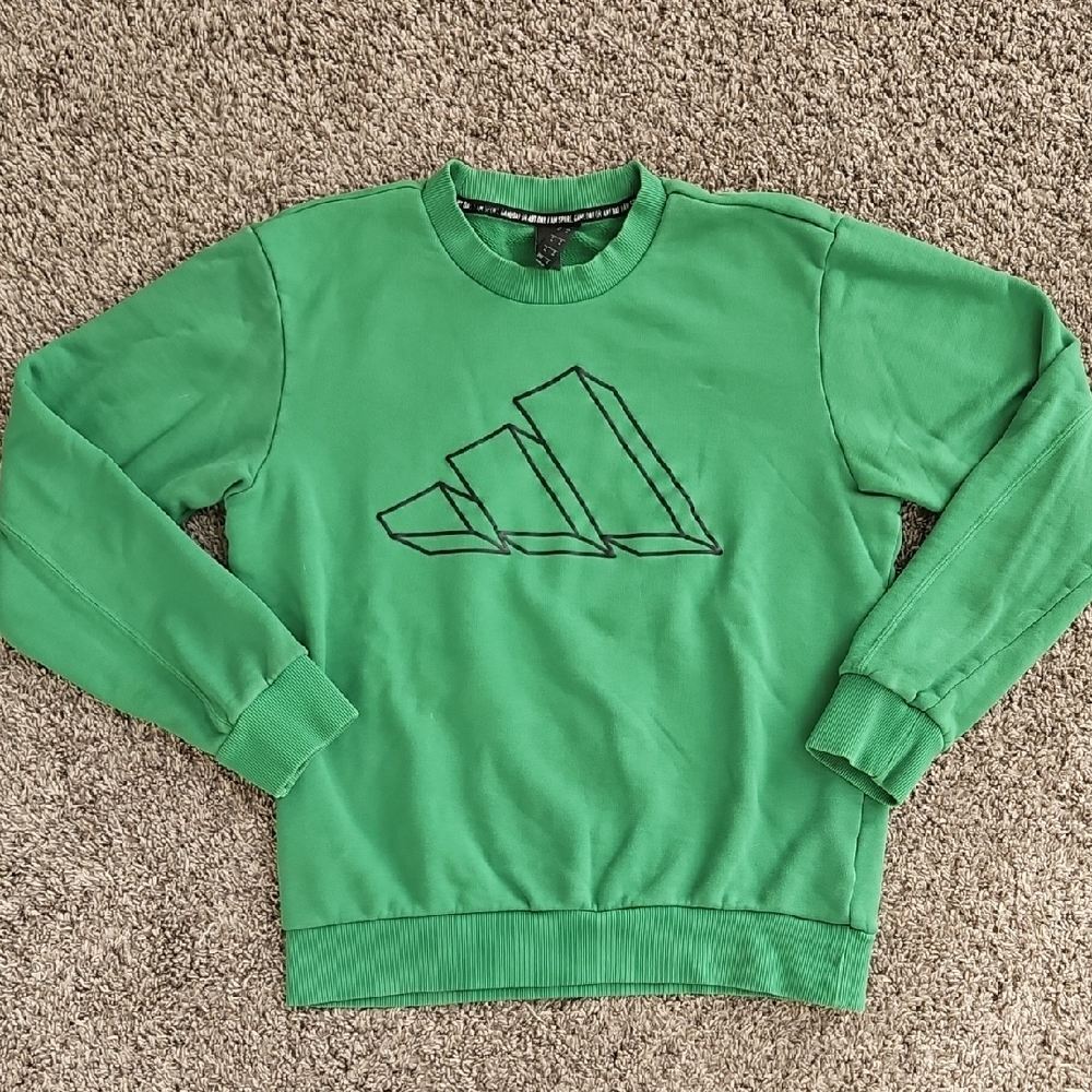 Green Adidas Crewneck